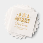 Festif Joyeux Noël #2 Entreprise / Nom de famille (Insitu (empilé))