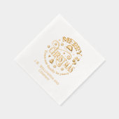 Festif Joyeux Noël #3 Entreprise / Nom de famille (Droite)