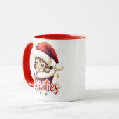 Festif Noël Kitten Mug (Devant gauche)