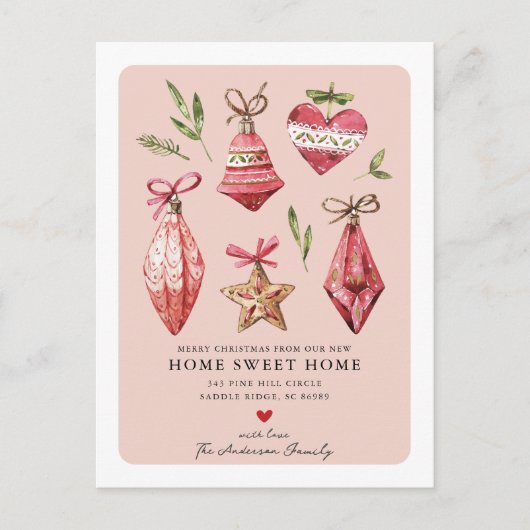 Festif Noël Moving Faire-part (Devant)