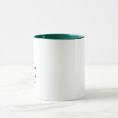 Festif Nom personnalisé, Texte Mugs elfes de Noël (Centre)