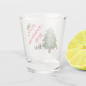 Festif Nom personnalisé Verre de tir de Noël (Dos)