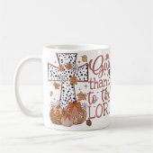 Festif personnalisé Thanksgiving Ceramic Mug (Gauche)