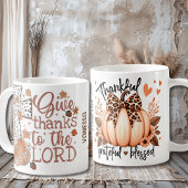 Festif personnalisé Thanksgiving Ceramic Mug