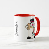 Festif Snowman Mug (Devant droit)