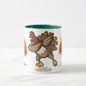 Festif Thanksgiving Turquie Céramique Mug (Centre)