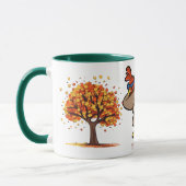 Festif Thanksgiving Turquie Céramique Mug (Gauche)