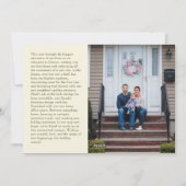 Festif vacances Dormir' It Moving Faire-part (Dos)