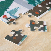 Festif Village d'hiver Jigsaw Puzzle (Côté)