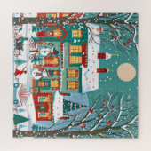 Festif Village d'hiver Jigsaw Puzzle (Horizontal)