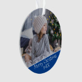 Festin Bleu Noël Keepsaké photo (devant)