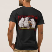 Festin de chaton : Avant et après - le T-shirt #1 (Dos)