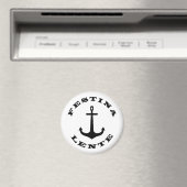 festina lente maakt haast magneet (Insitu (Vaatwasser))