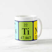 Festina nom de table périodique mug (Devant droit)
