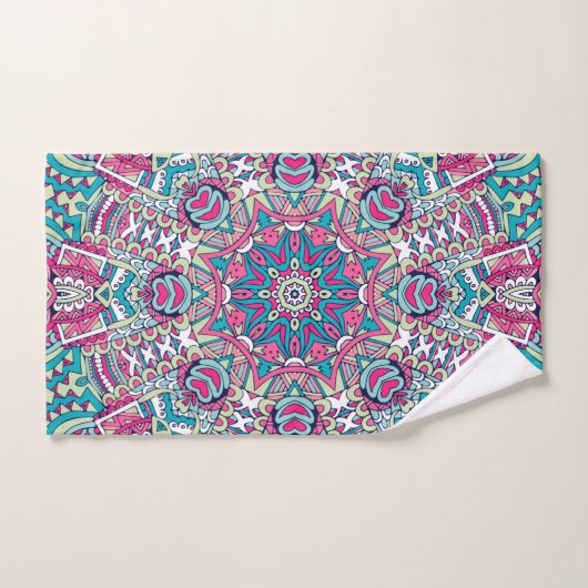 Festival Boho Mandala   (Serviette à main)