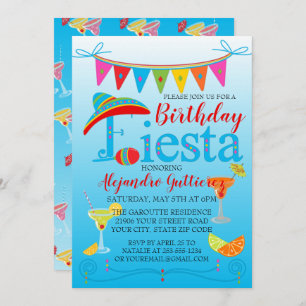 Festival Cinco De Mayo Invitation Anniversaire