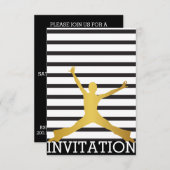 Festival classique de danse moderne Vip Invitation (Devant / Derrière)