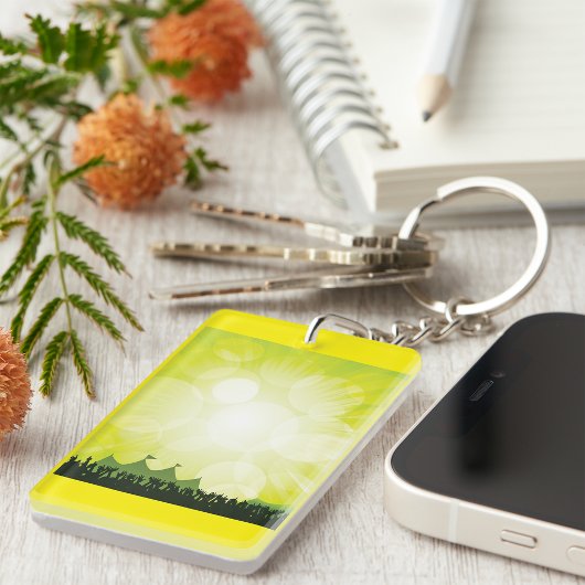 Festival Crowd Sleutelhanger