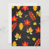 Festival d'automne Invitation à la fête d'annivers (Dos)