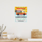 festival de camions de nourriture affiche de colle (Cuisine)