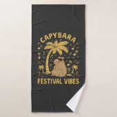 Festival de Capybara Vibes (Serviette de bain)