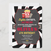 Festival de cinéma soirée soirée invitation annive (Devant)