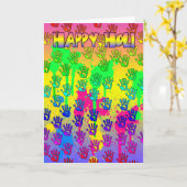 Festival de Holi Hai de la carte de voeux de (Fleur jaune)