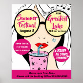 festival de musique boho flyer, affiche (Devant)