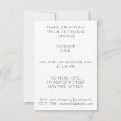 Festival de musique Concert Vip Invitation (Dos)