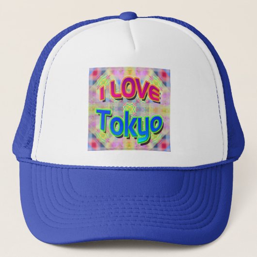Festival de Tokyo 3 Casquette "I LOVE Tokyo" (Devant)
