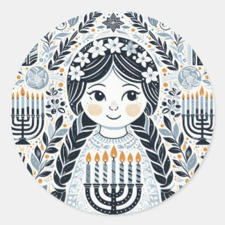Festival des Lumières : Autocollants Hanukkah Same