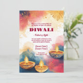 Festival des lumières Invitation (Debout devant)