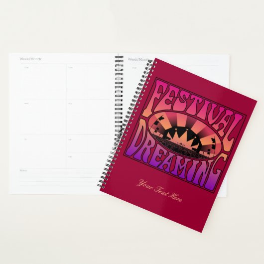 Festival Dreaming Retro Raspberry-Abriotto-Plum 3 Planner (Display)