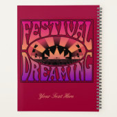 Festival Dreaming Retro Raspberry-Abriotto-Plum 3 Planner (Achterkant)
