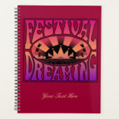 Festival Dreaming Retro Raspberry-Abriotto-Plum 3 Planner (Voorkant)