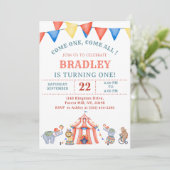 Festival du Carnaval de cirque Invitation de fête  (Debout devant)