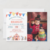 Festival du Carnaval de cirque Invitation de fête (Devant)