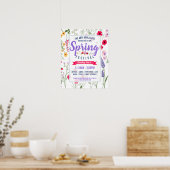 Festival du printemps Fling Flyer Printemps Poster (Cuisine)