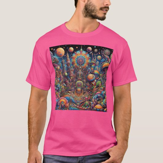 Festival Edm Psyche T-shirt (Voorkant)