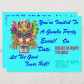 Festival Gumbo Queen Uitzicht Hints alstublieft Kaart (Voorkant / Achterkant)