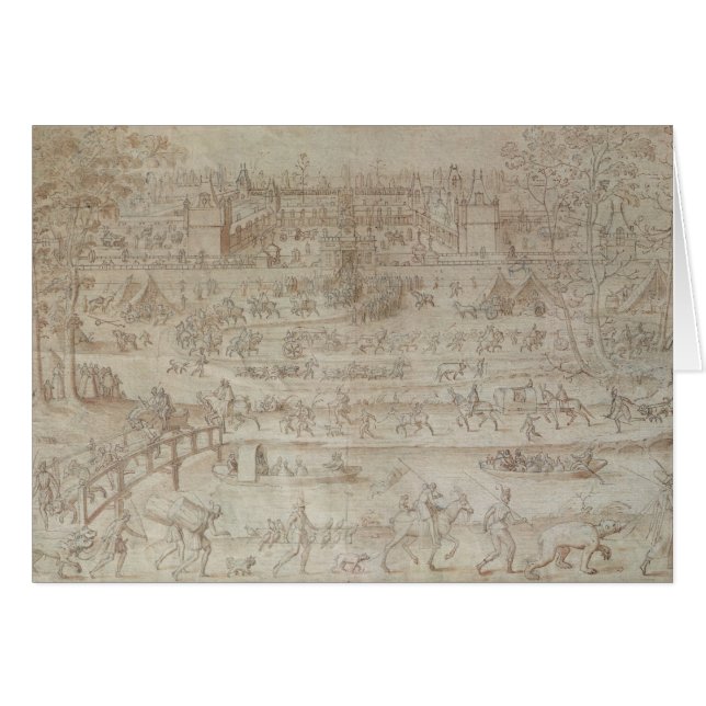 Festival in het Chateau d'Anet (Voorkant Horizontaal)