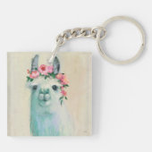 Festival Llama Sleutelhanger (Achterkant)