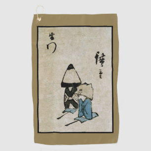 Festival Matsuri Costume Actors Feudal Japan Golfhanddoek