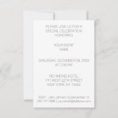 Festival Musique Concert Chic Vip Invitation (Dos)