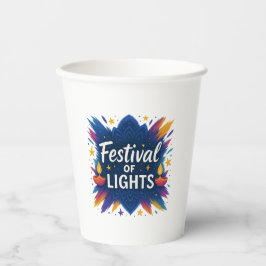 Festival of Lights Diwali Celebration Paper Cup Papieren Bekers