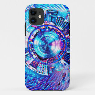 Festival Psychedelische Rave Portaal iPhone 11 Hoesje