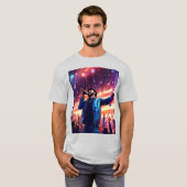 Festival Pulse: DJ bij het Heartbeat T-Shirt (Voorkant volledig)