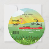 Festival Rustique moderne Faire-part de mariage de (Devant)