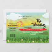 Festival Rustique moderne Faire-part de mariage de (Devant)