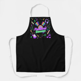 Festival Season Music Vinyl Record Graphic Schort